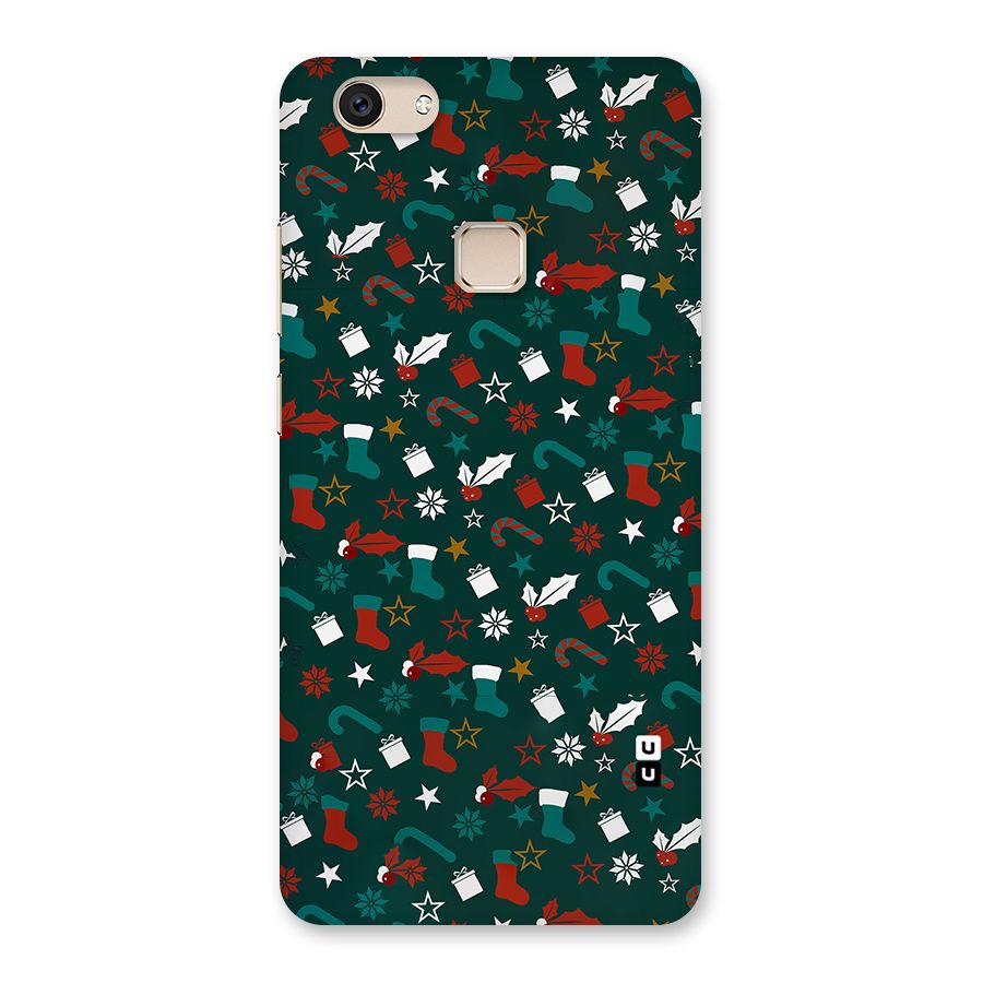 Christmas Pattern Design Back Case for Vivo V7