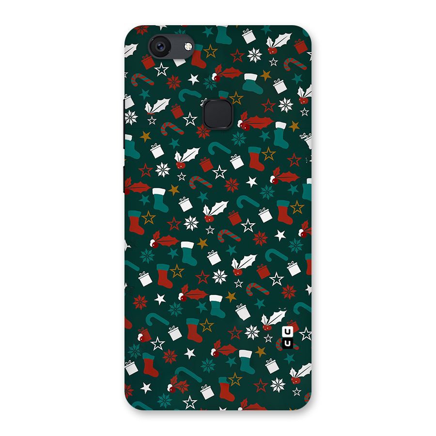Christmas Pattern Design Back Case for Vivo V7 Plus