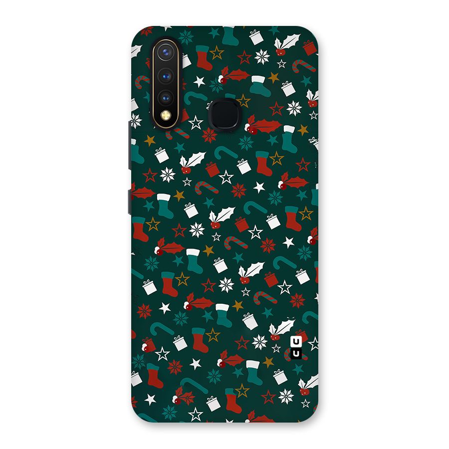 Christmas Pattern Design Back Case for Vivo Y19