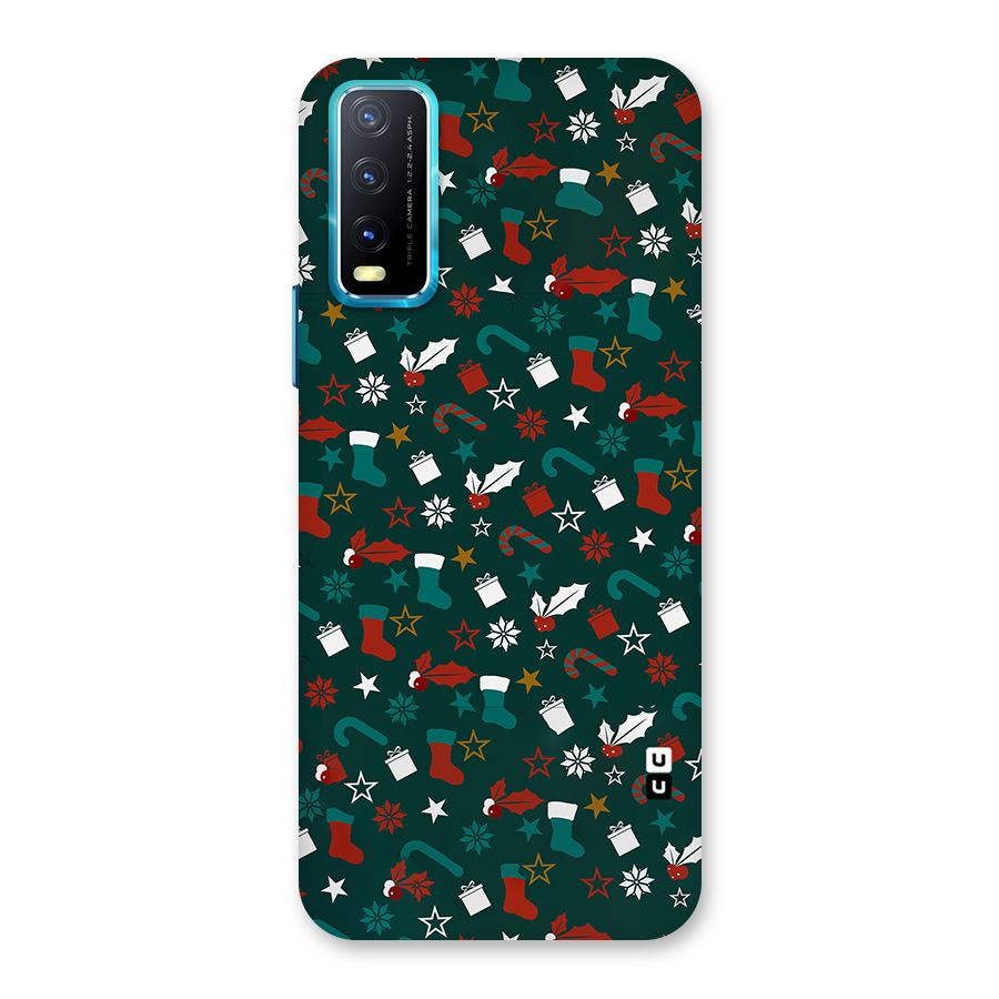 Christmas Pattern Design Back Case for Vivo Y20
