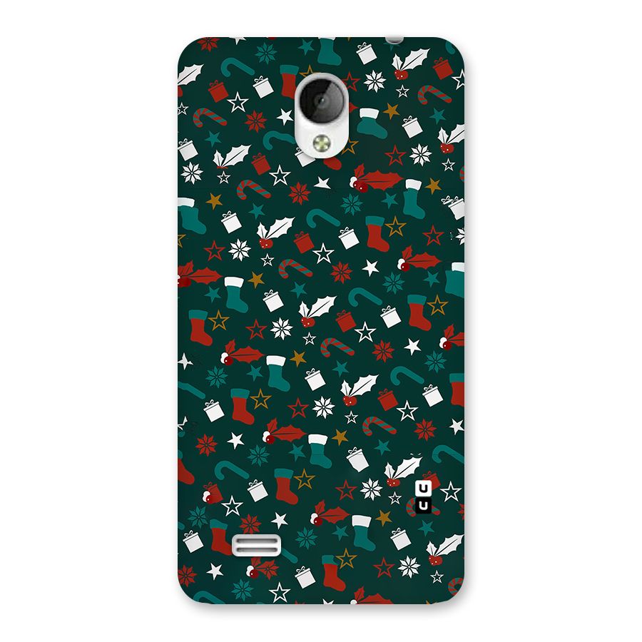 Christmas Pattern Design Back Case for Vivo Y21
