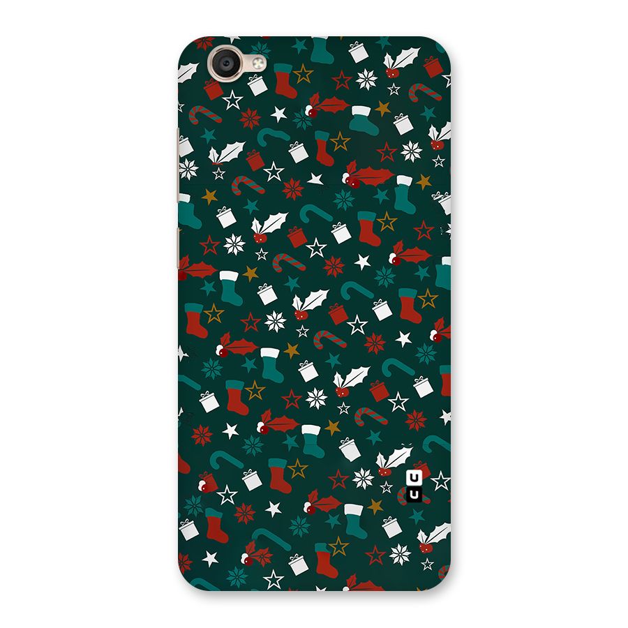 Christmas Pattern Design Back Case for Vivo Y55s
