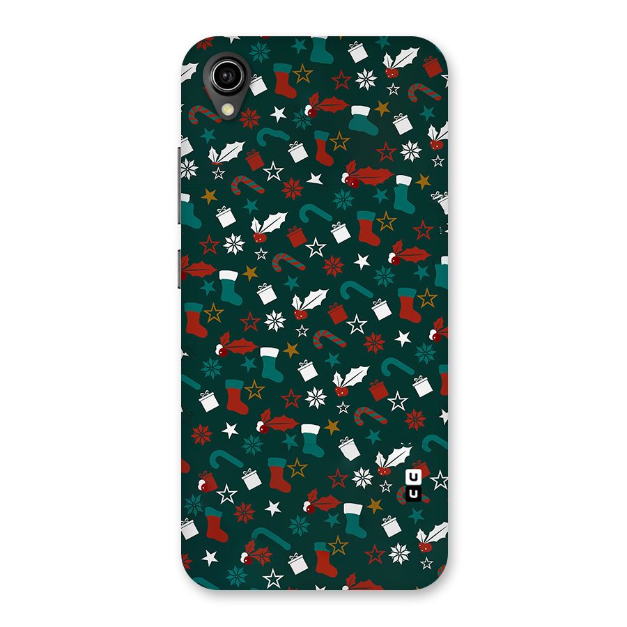 Christmas Pattern Design Back Case for Vivo Y90