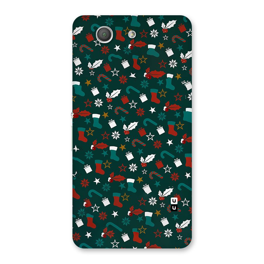 Christmas Pattern Design Back Case for Xperia Z3 Compact