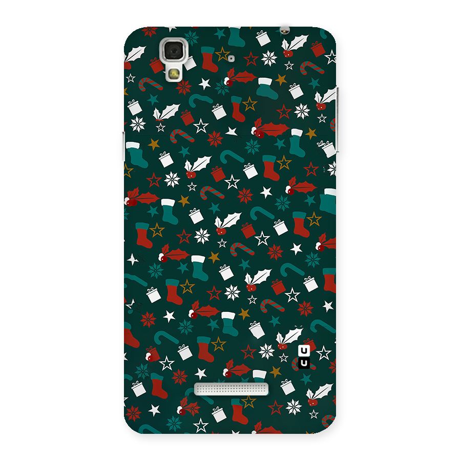 Christmas Pattern Design Back Case for Yu Yureka