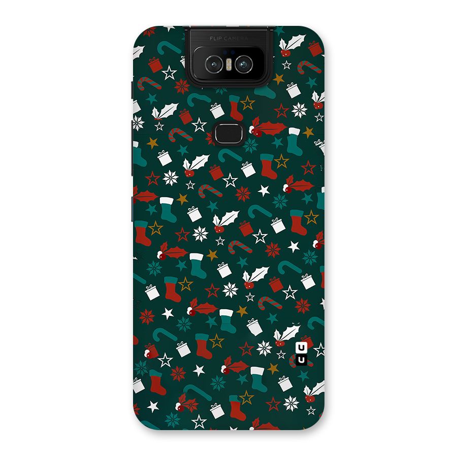 Christmas Pattern Design Back Case for Zenfone 6z