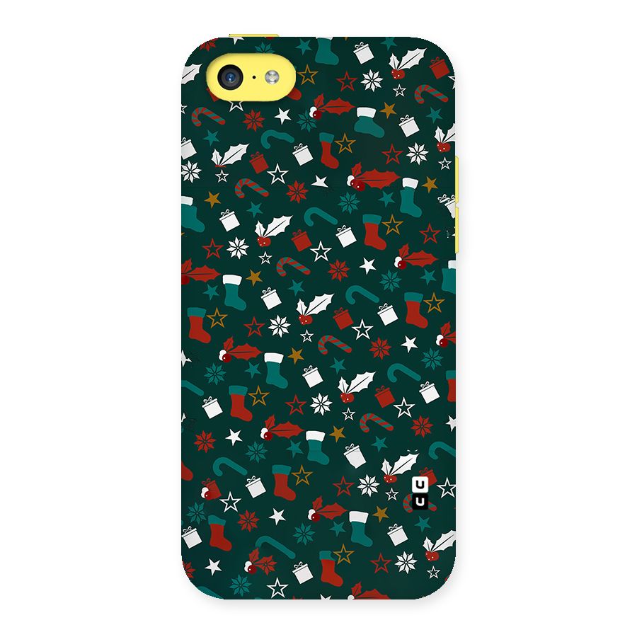 Christmas Pattern Design Back Case for iPhone 5C