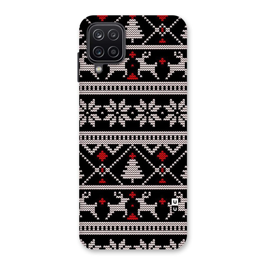 Christmas Seamless Aztec Back Case for Galaxy A12