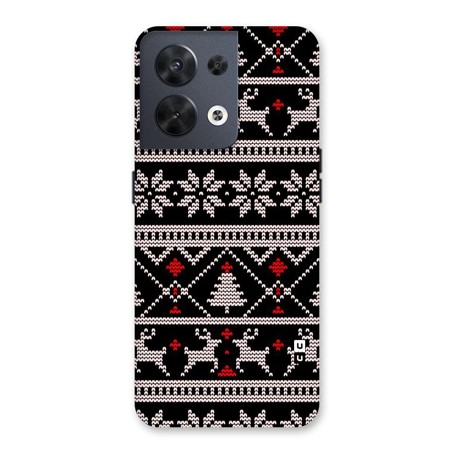 Christmas Seamless Aztec Back Case for Oppo Reno8 5G