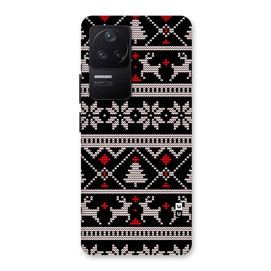 Christmas Seamless Aztec Back Case for Poco F4 5G