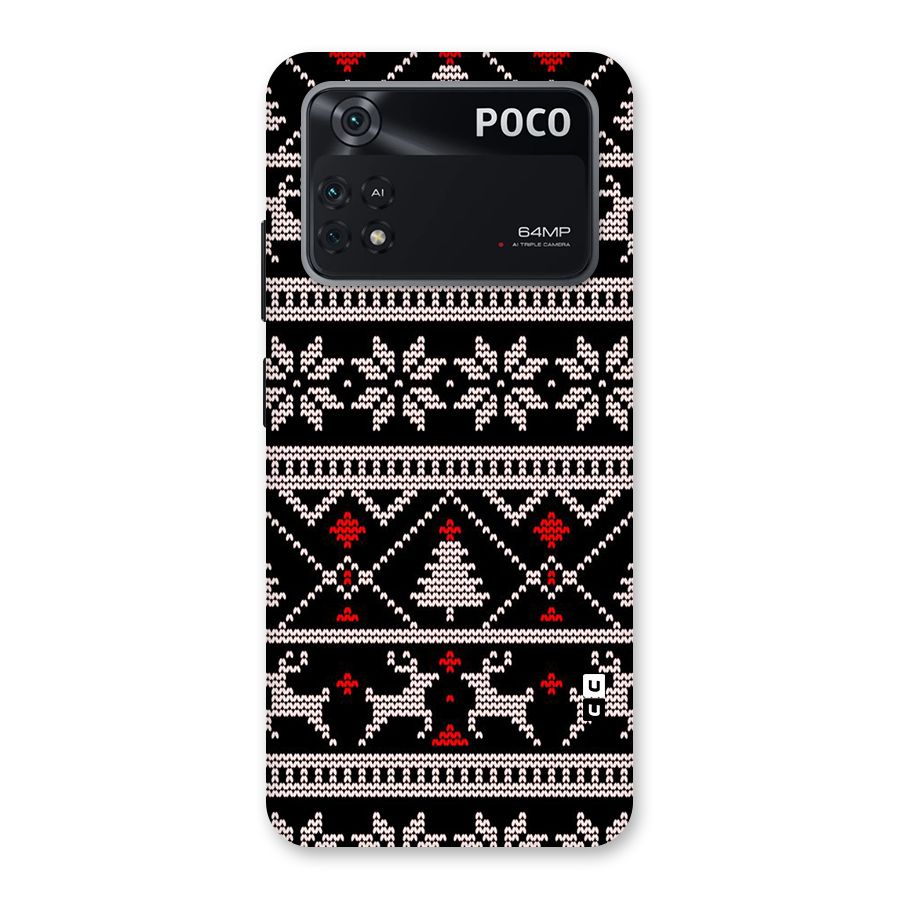 Christmas Seamless Aztec Back Case for Poco M4 Pro 4G