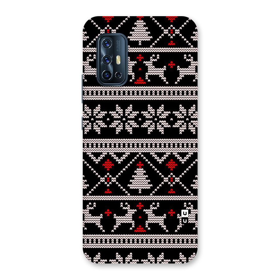 Christmas Seamless Aztec Back Case for Vivo V17