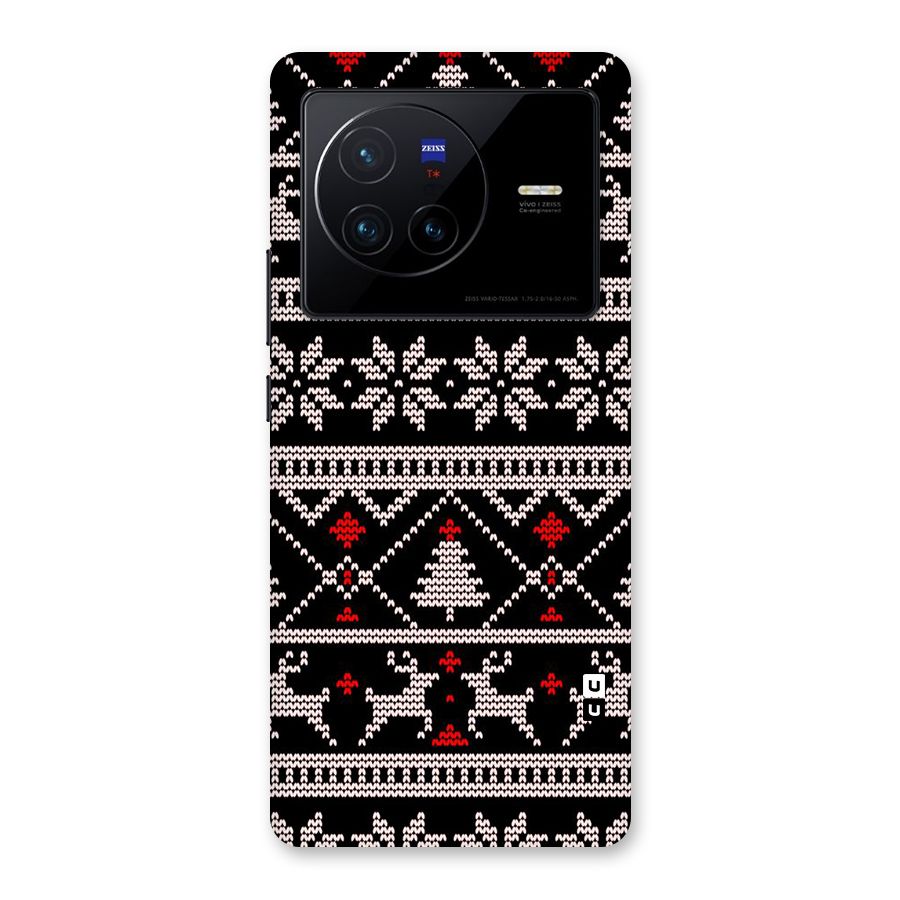 Christmas Seamless Aztec Back Case for Vivo X80