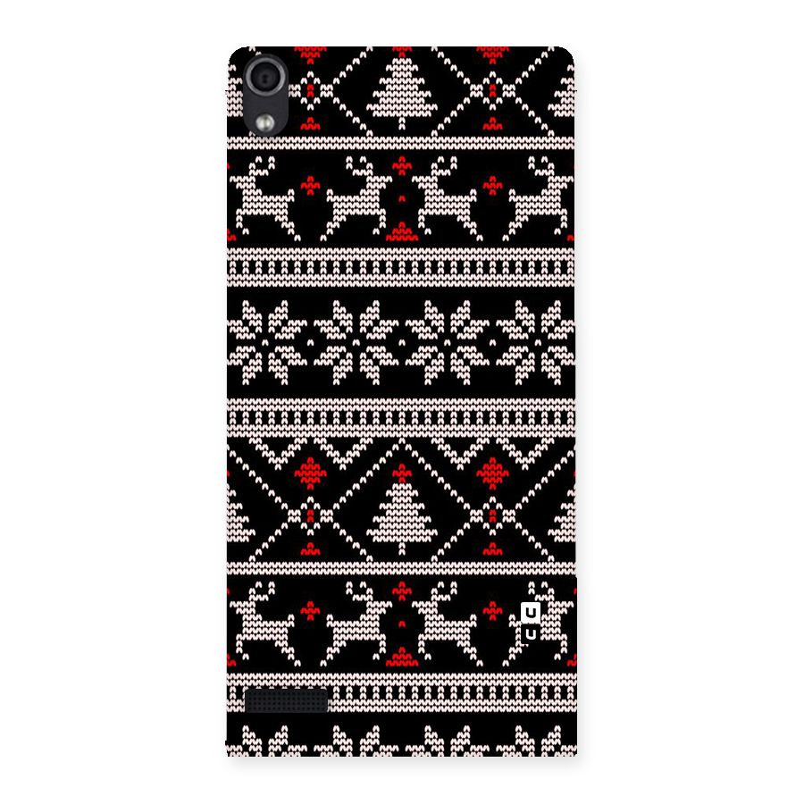 Christmas Seamless Aztec Pattern Back Case for Ascend P6