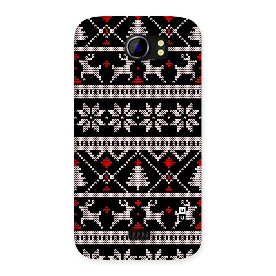 Christmas Seamless Aztec Pattern Back Case for Canvas 2 A110