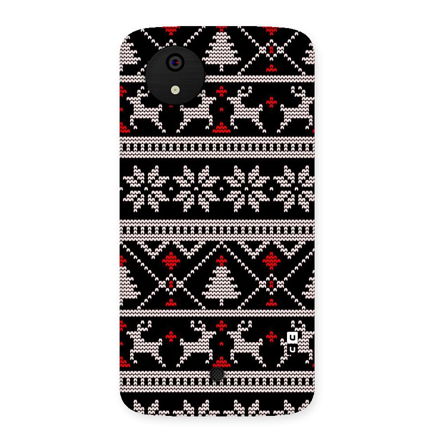 Christmas Seamless Aztec Pattern Back Case for Canvas A1  AQ4501