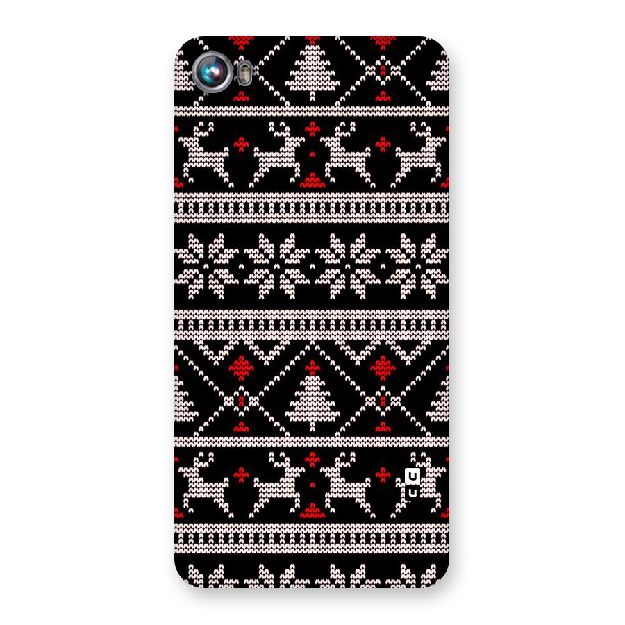 Christmas Seamless Aztec Pattern Back Case for Canvas Fire 4 (A107)