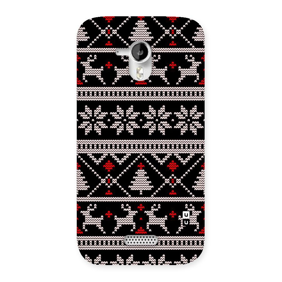 Christmas Seamless Aztec Pattern Back Case for Canvas HD A116