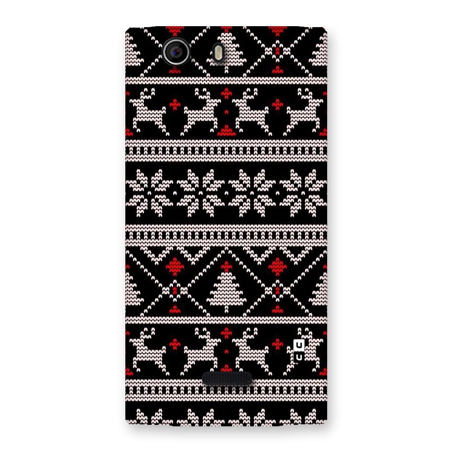 Christmas Seamless Aztec Pattern Back Case for Canvas Nitro 2 E311