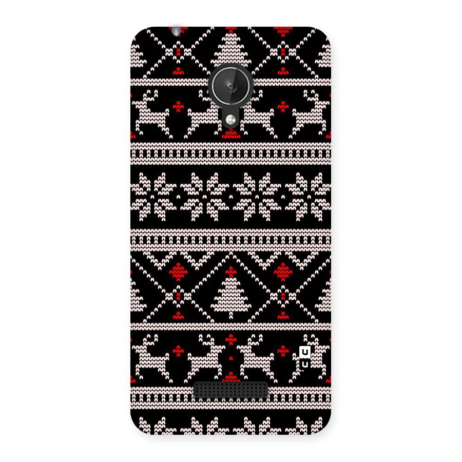Christmas Seamless Aztec Pattern Back Case for Canvas Spark Q380