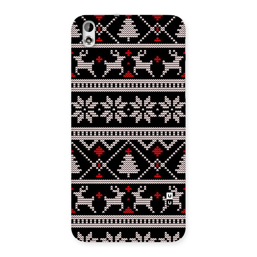 Christmas Seamless Aztec Pattern Back Case for Desire 816g