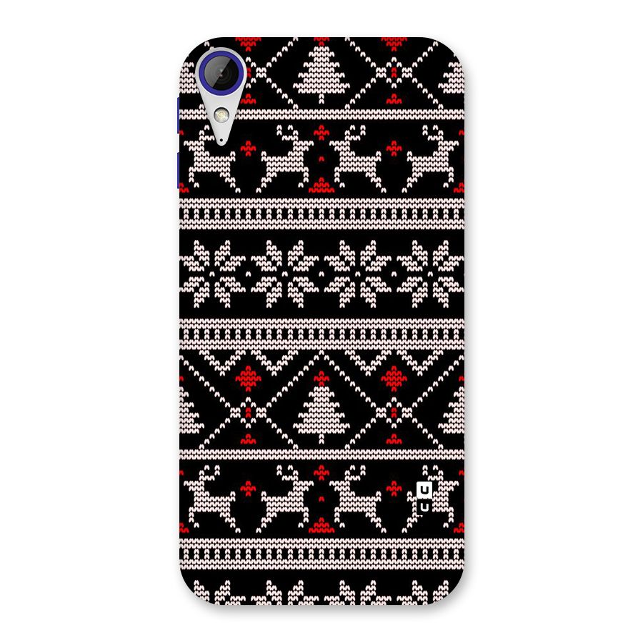 Christmas Seamless Aztec Pattern Back Case for Desire 830