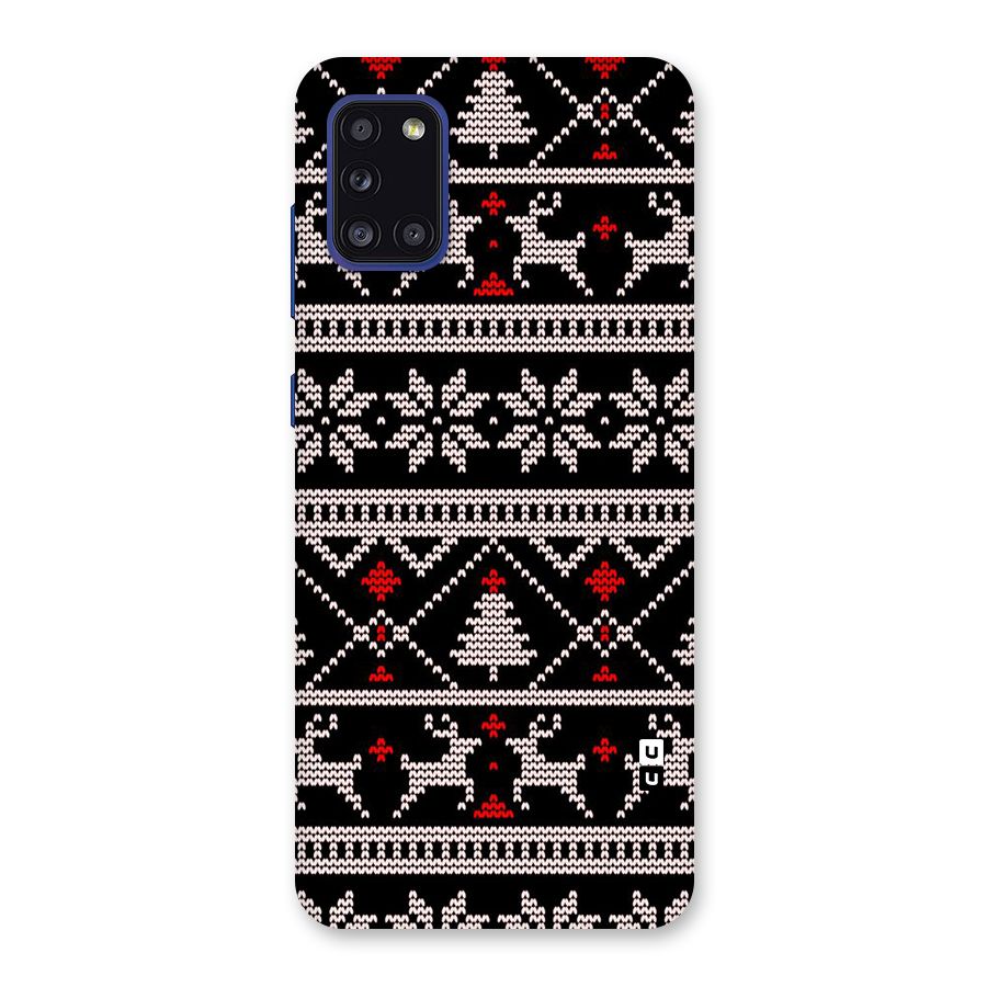 Christmas Seamless Aztec Pattern Back Case for Galaxy A31