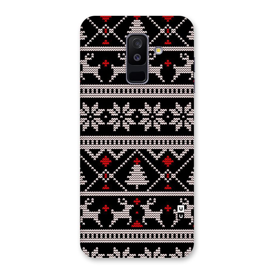 Christmas Seamless Aztec Pattern Back Case for Galaxy A6 Plus
