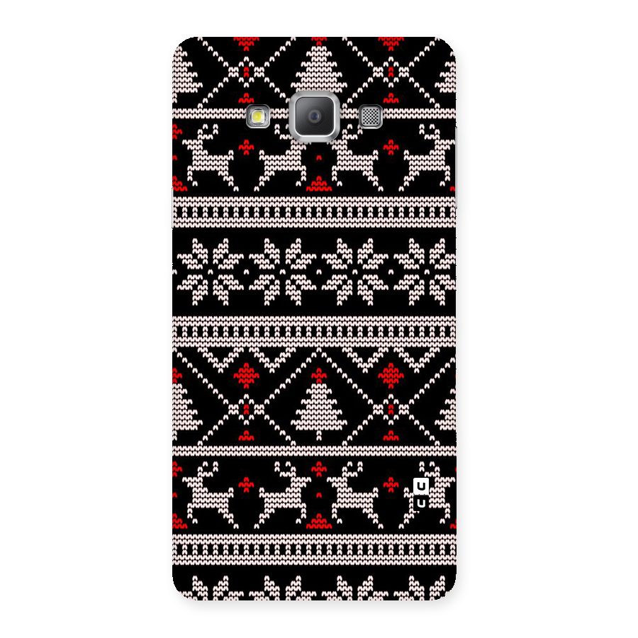 Christmas Seamless Aztec Pattern Back Case for Galaxy A7