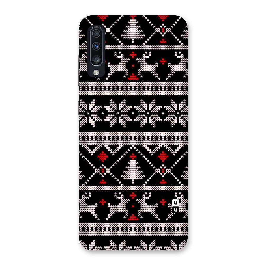 Christmas Seamless Aztec Pattern Back Case for Galaxy A70