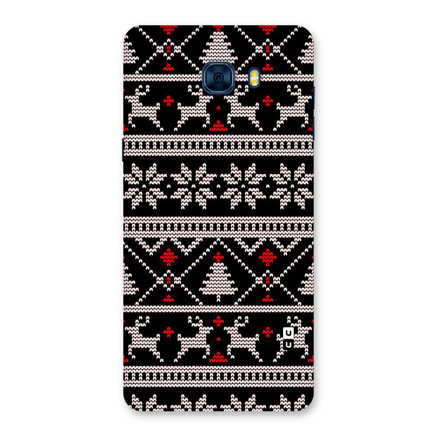 Christmas Seamless Aztec Pattern Back Case for Galaxy C7 Pro