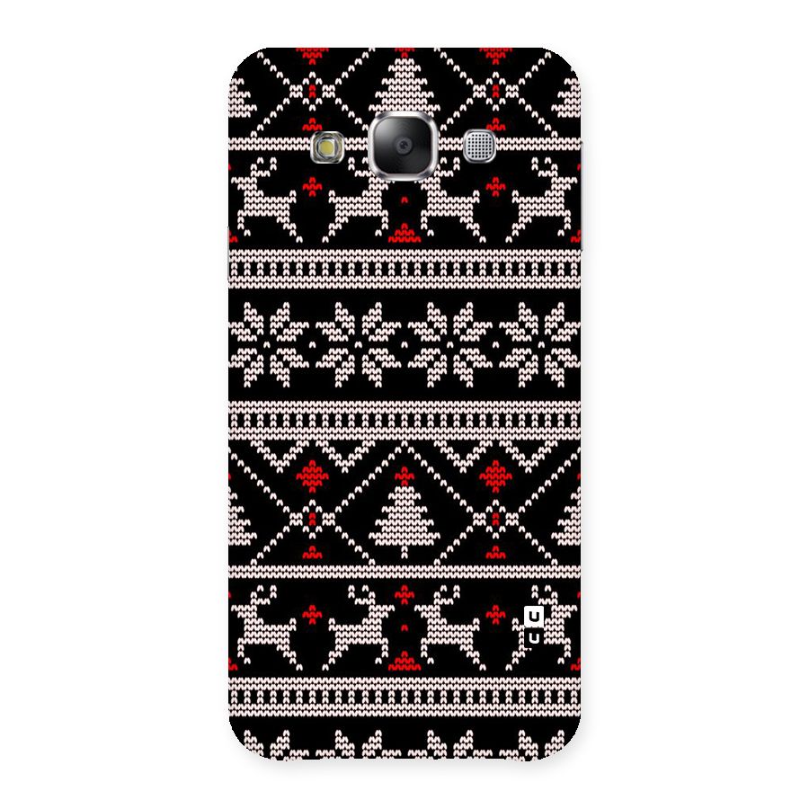 Christmas Seamless Aztec Pattern Back Case for Galaxy E5