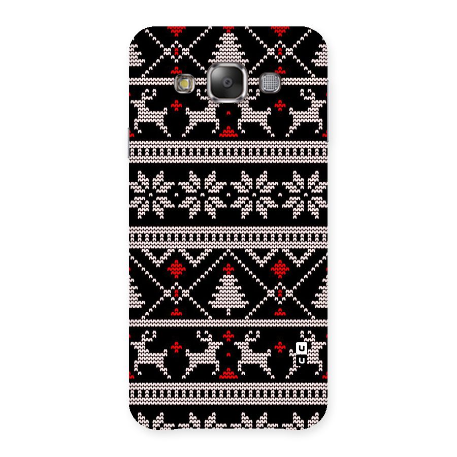 Christmas Seamless Aztec Pattern Back Case for Galaxy E7