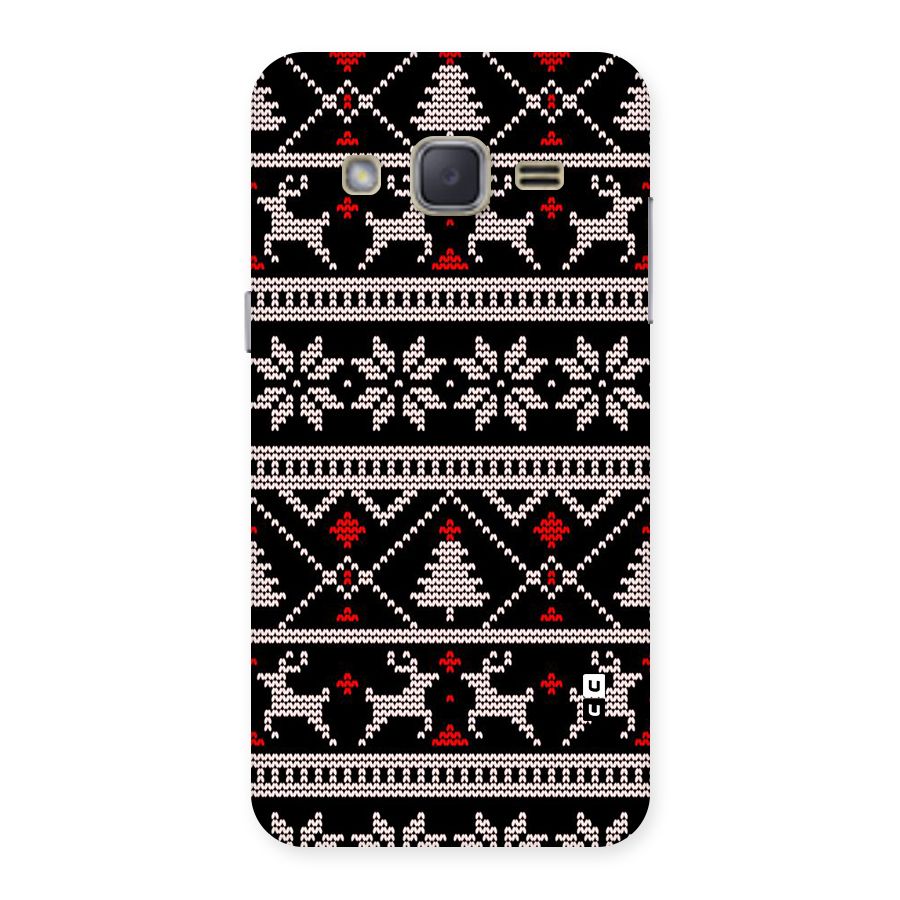Christmas Seamless Aztec Pattern Back Case for Galaxy J2
