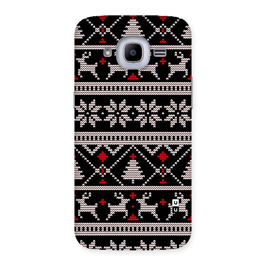 Christmas Seamless Aztec Pattern Back Case for Galaxy J2 2016
