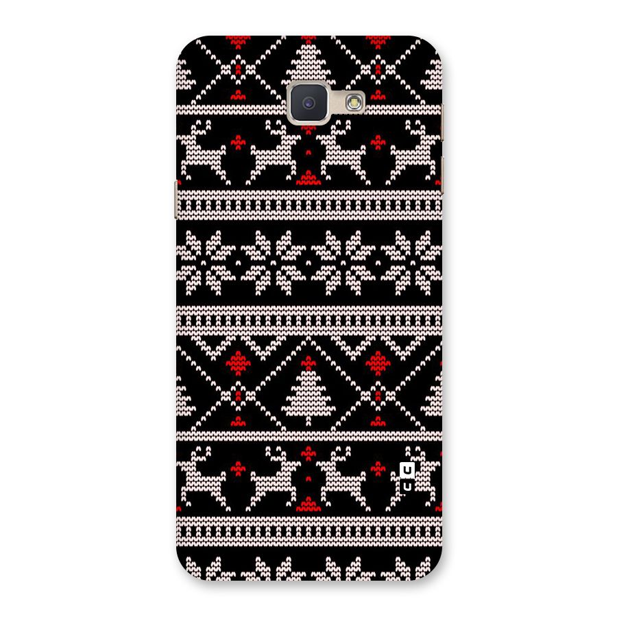 Christmas Seamless Aztec Pattern Back Case for Galaxy J5 Prime