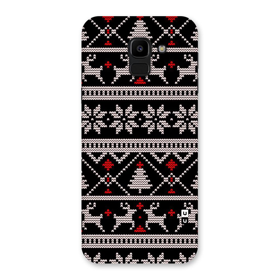 Christmas Seamless Aztec Pattern Back Case for Galaxy J6