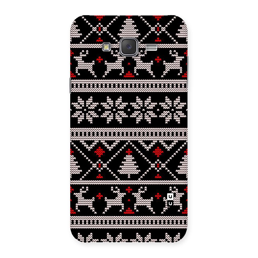 Christmas Seamless Aztec Pattern Back Case for Galaxy J7