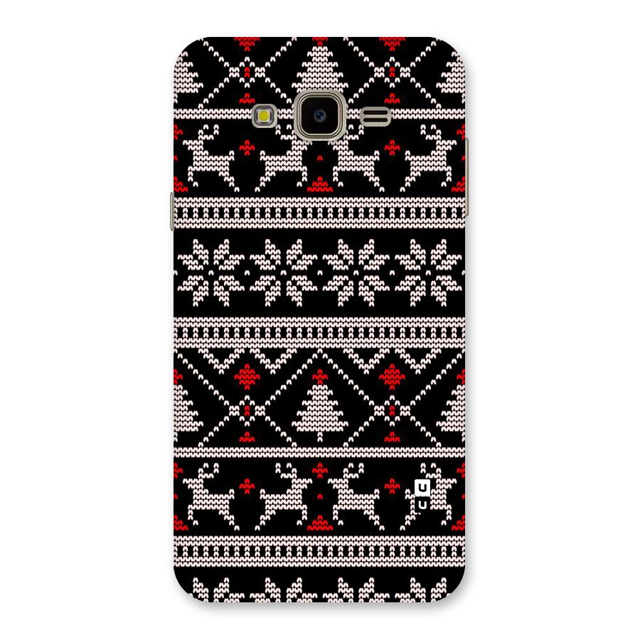 Christmas Seamless Aztec Pattern Back Case for Galaxy J7 Nxt