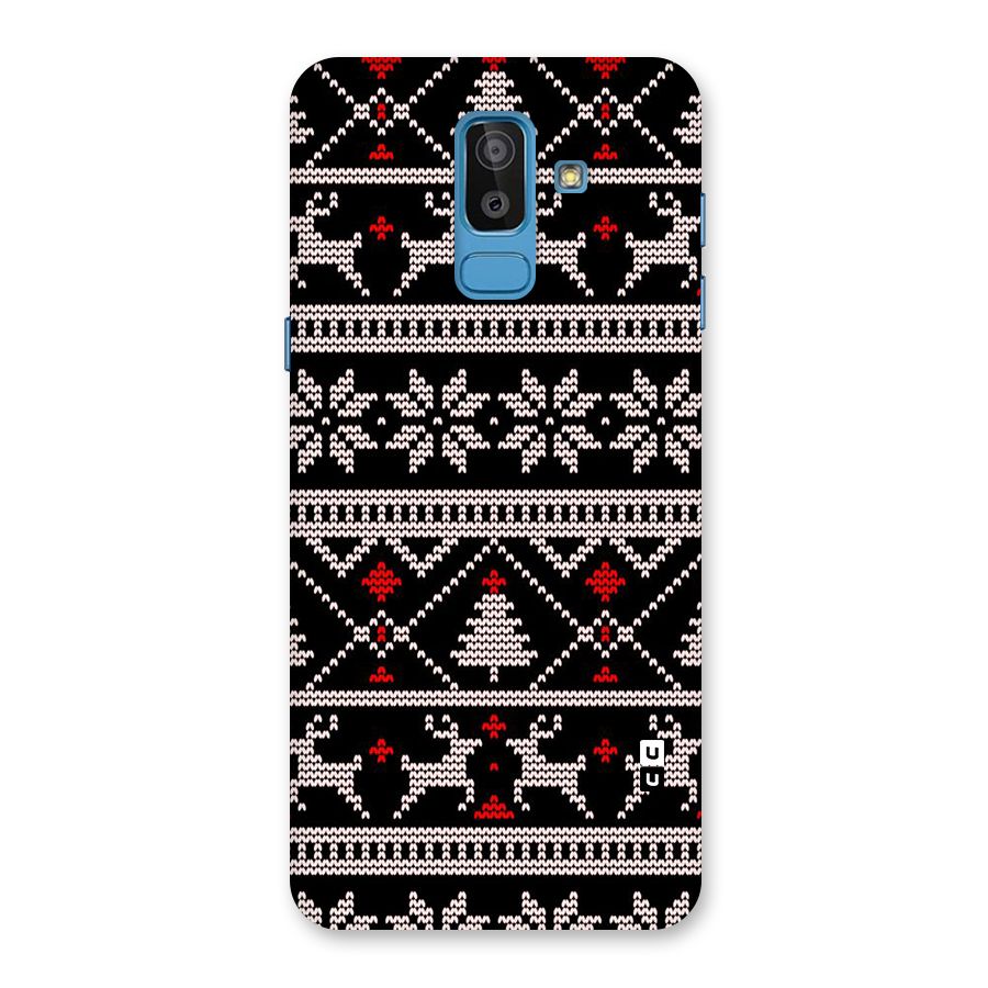 Christmas Seamless Aztec Pattern Back Case for Galaxy J8