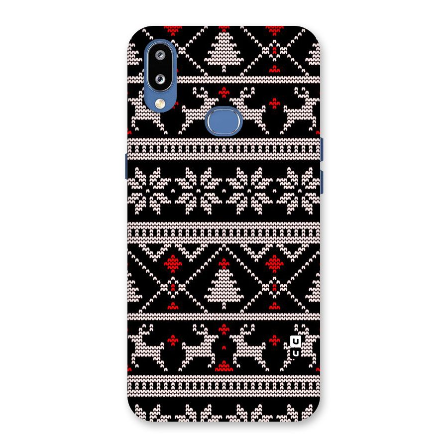 Christmas Seamless Aztec Pattern Back Case for Galaxy M01s