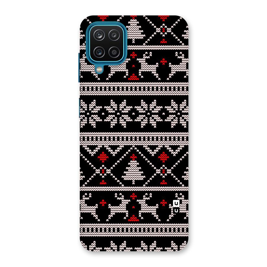 Christmas Seamless Aztec Pattern Back Case for Galaxy M12