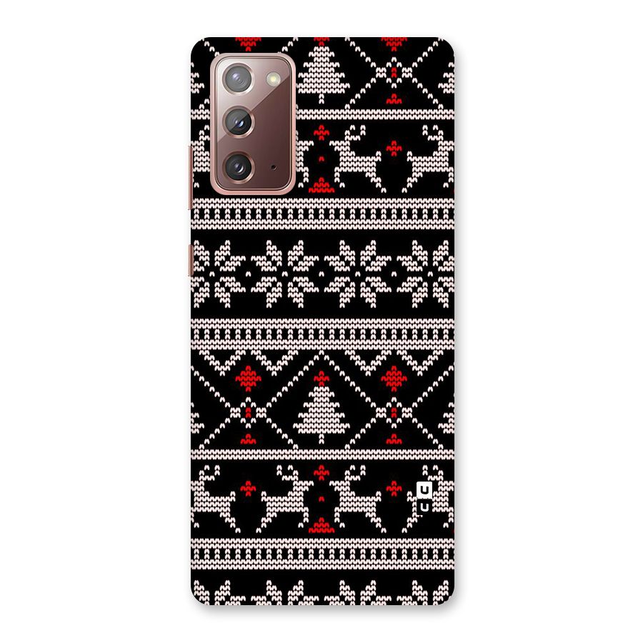 Christmas Seamless Aztec Pattern Back Case for Galaxy Note 20