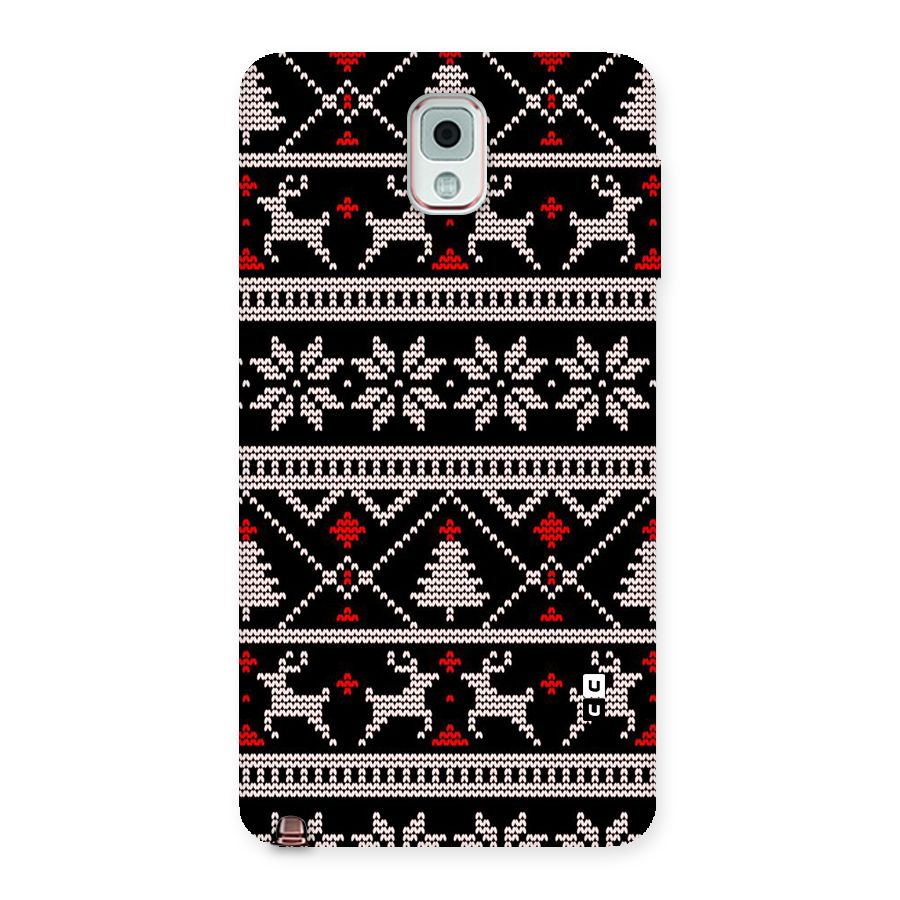 Christmas Seamless Aztec Pattern Back Case for Galaxy Note 3