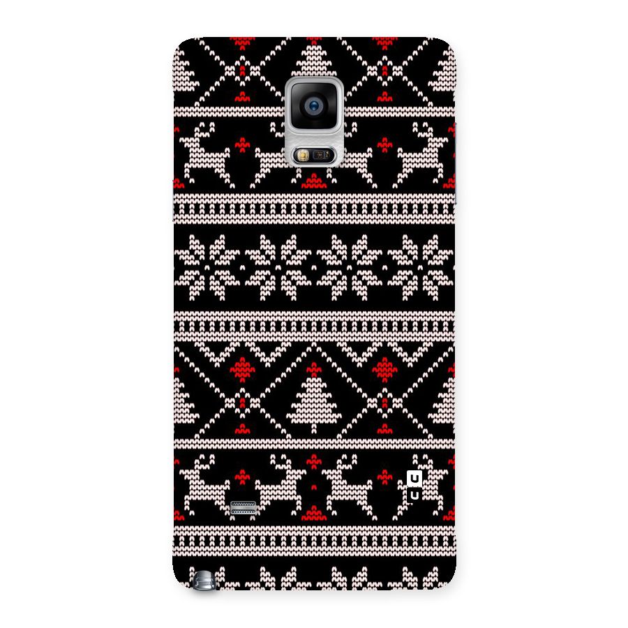 Christmas Seamless Aztec Pattern Back Case for Galaxy Note 4