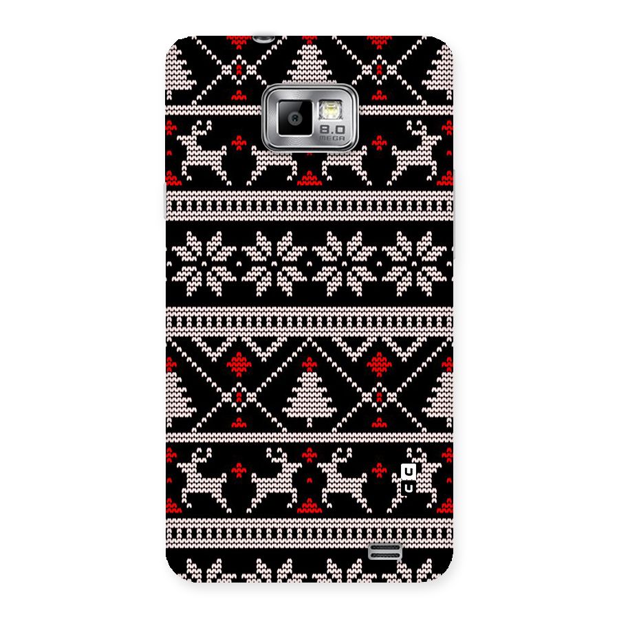 Christmas Seamless Aztec Pattern Back Case for Galaxy S2