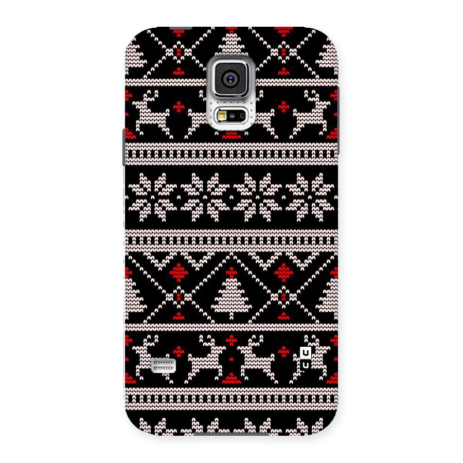Christmas Seamless Aztec Pattern Back Case for Galaxy S5