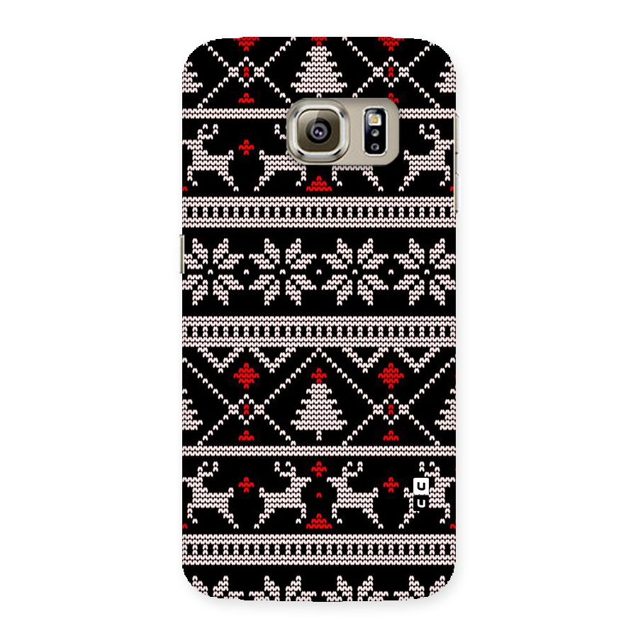 Christmas Seamless Aztec Pattern Back Case for Galaxy S6 edge