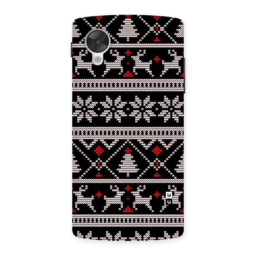 Christmas Seamless Aztec Pattern Back Case for Google Nexus 5