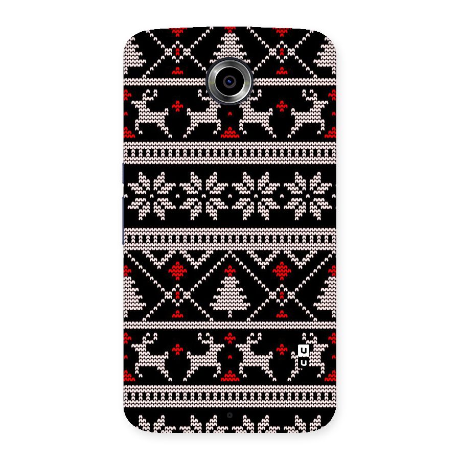 Christmas Seamless Aztec Pattern Back Case for Google Nexus 6